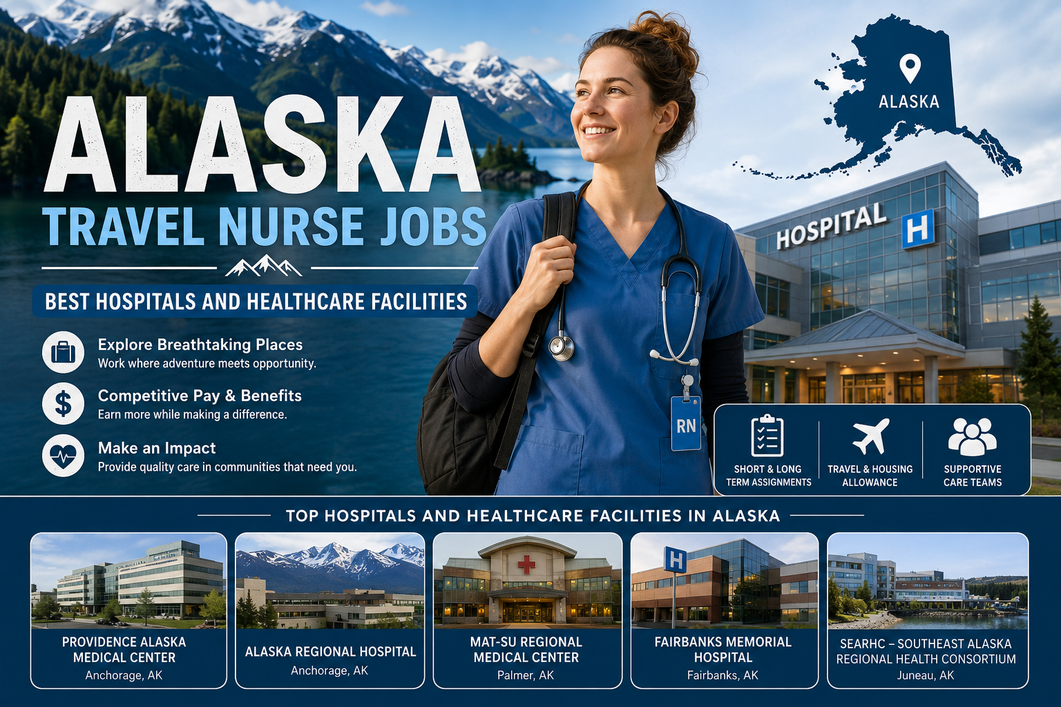 Alaska Travel Nurse Jobs: Best Hospitals and Healthcare Facilities