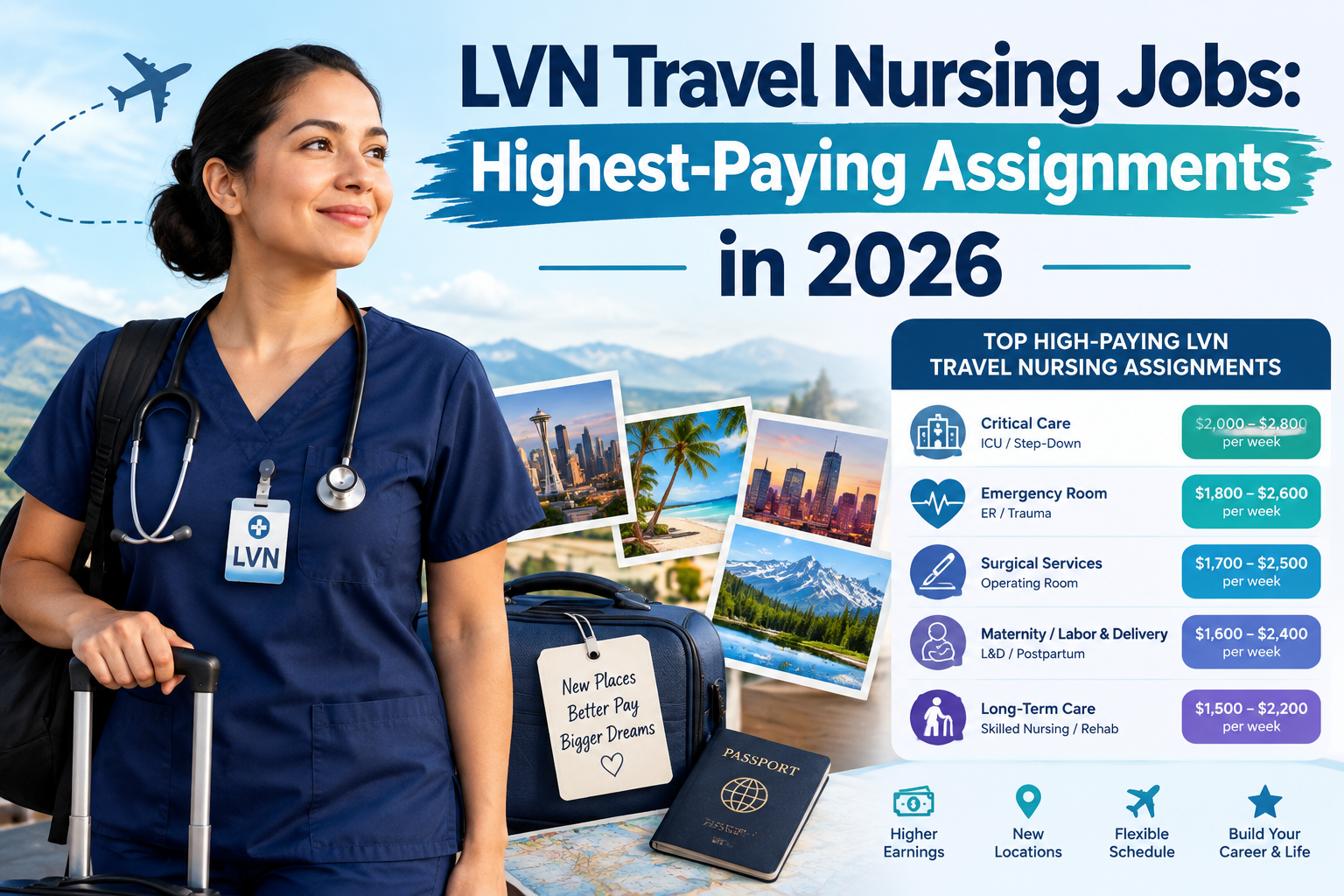 LVN Travel Nursing Jobs: Highest-Paying Assignments in 2026