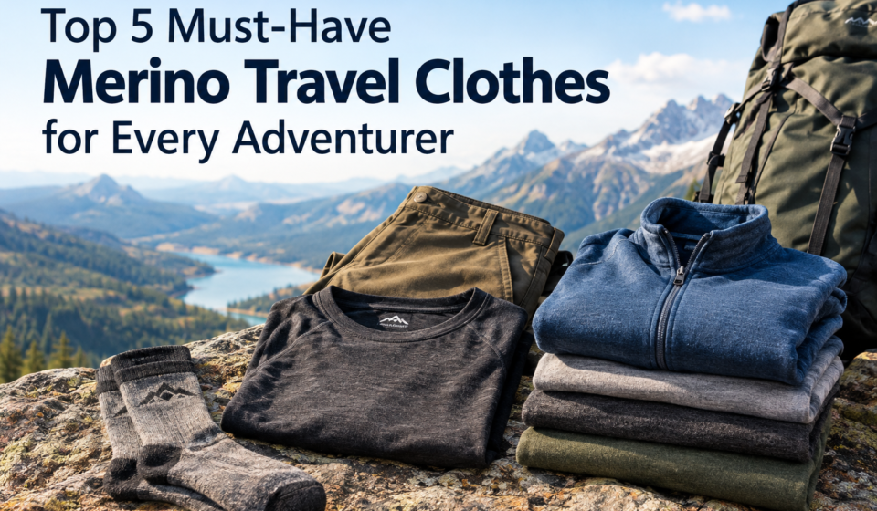 Top 5 Must-Have Merino Travel Clothes for Every Adventurer