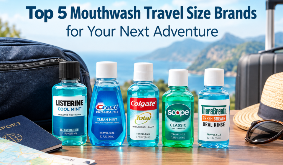 Top 5 Mouthwash Travel Size Brands for Your Next Adventure