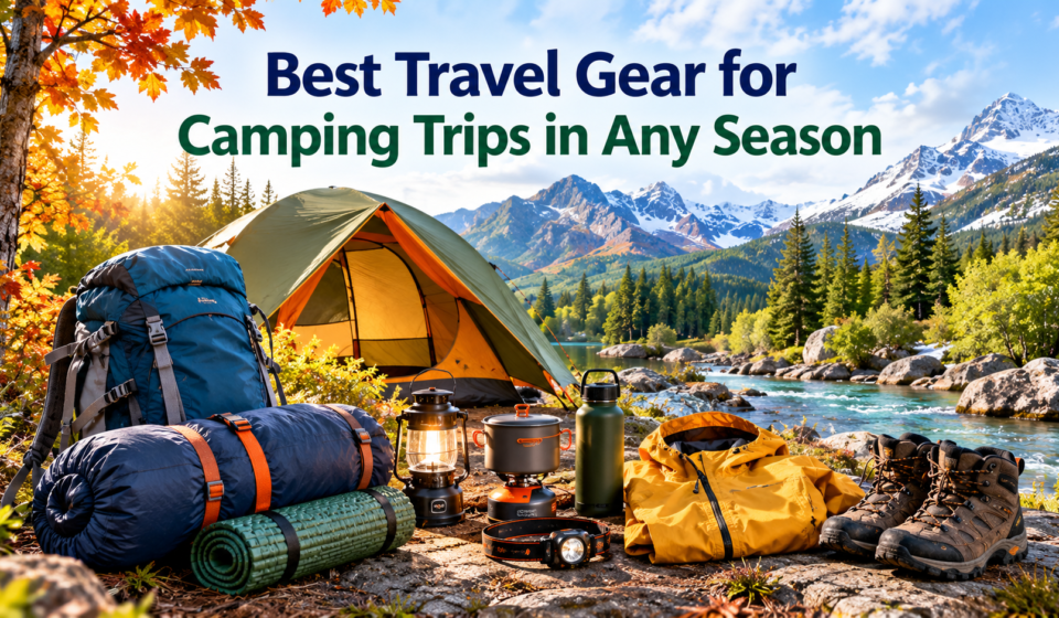 Best Travel Gear for Camping Trips in Any Season