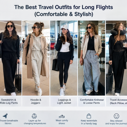 The Best Travel Outfits for Long Flights (Comfortable & Stylish)