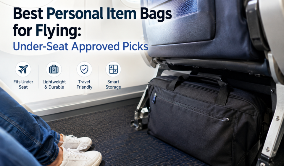 Best Personal Item Bags for Flying: Under-Seat Approved Picks