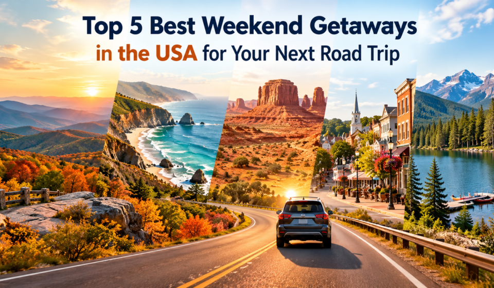 Top 5 Best Weekend Getaways in the USA for Your Next Road Trip