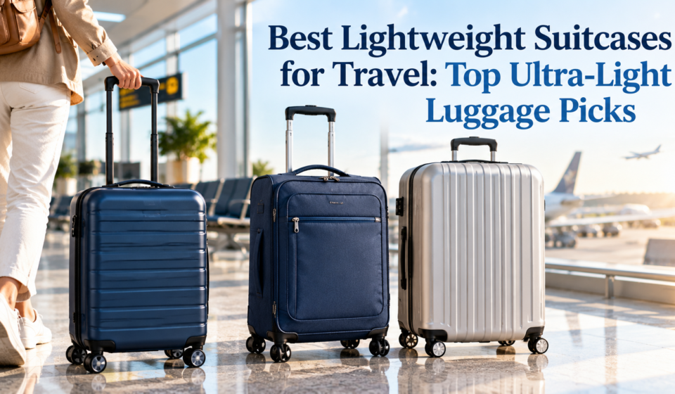 Best Lightweight Suitcases for Travel: Top Ultra-Light Luggage Picks
