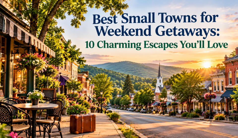 Best Small Towns for Weekend Getaways: 10 Charming Escapes You’ll Love