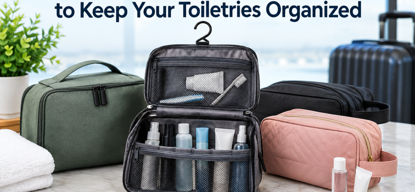 The Best Toiletry Bags for Travel to Keep Your Toiletries Organized