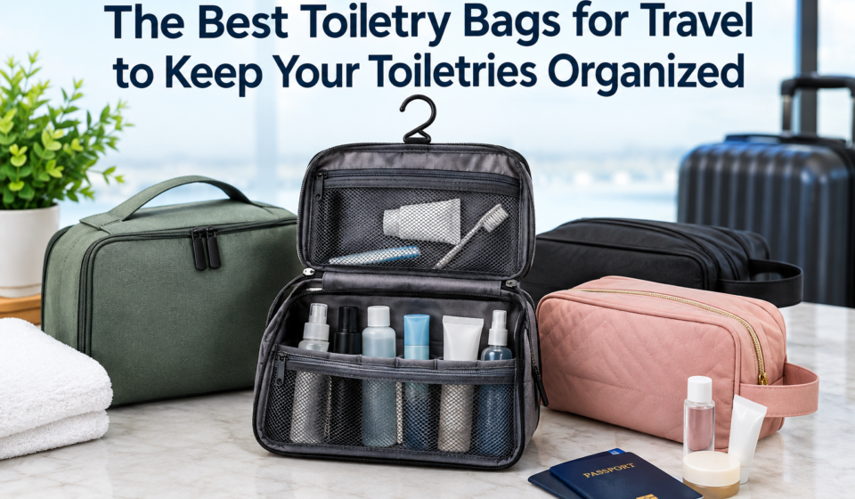 The Best Toiletry Bags for Travel to Keep Your Toiletries Organized