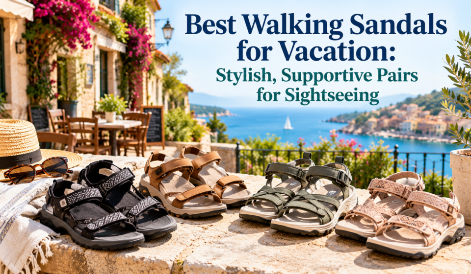 Best Walking Sandals for Vacation: Stylish, Supportive Pairs for Sightseeing
